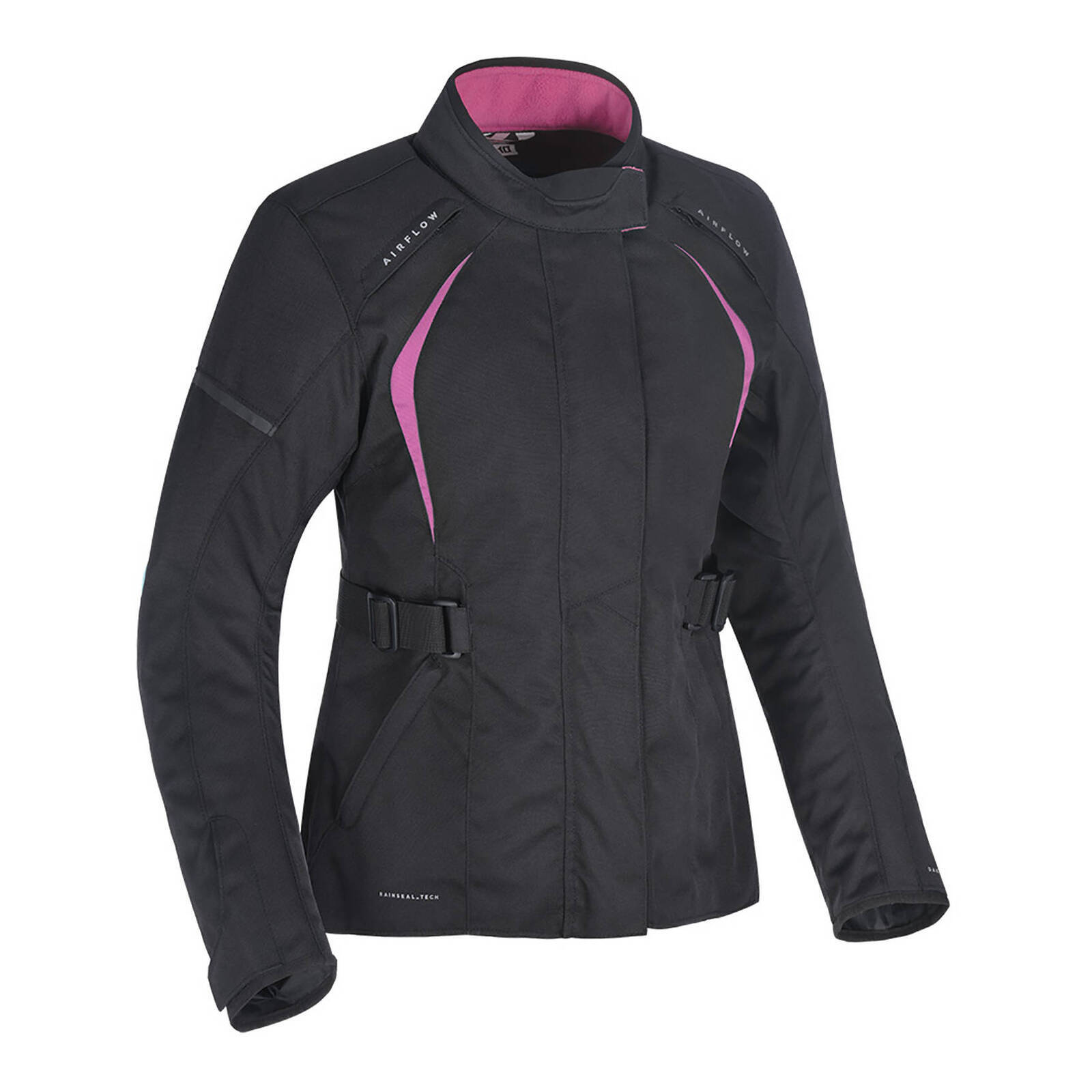 Oxford Ladies Dakota 2.0 Waterproof Jacket - Black / Pink (8)