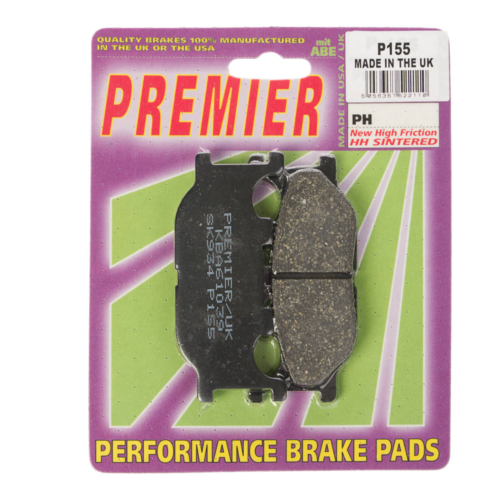 Premier Brake Pads - P Organic Standard