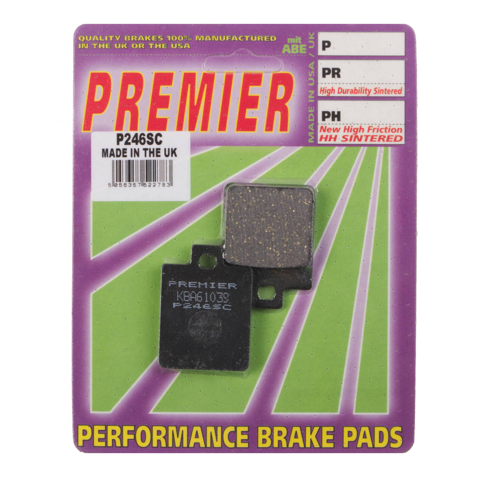 Premier Brake Pads - P-SC Organic Scooter