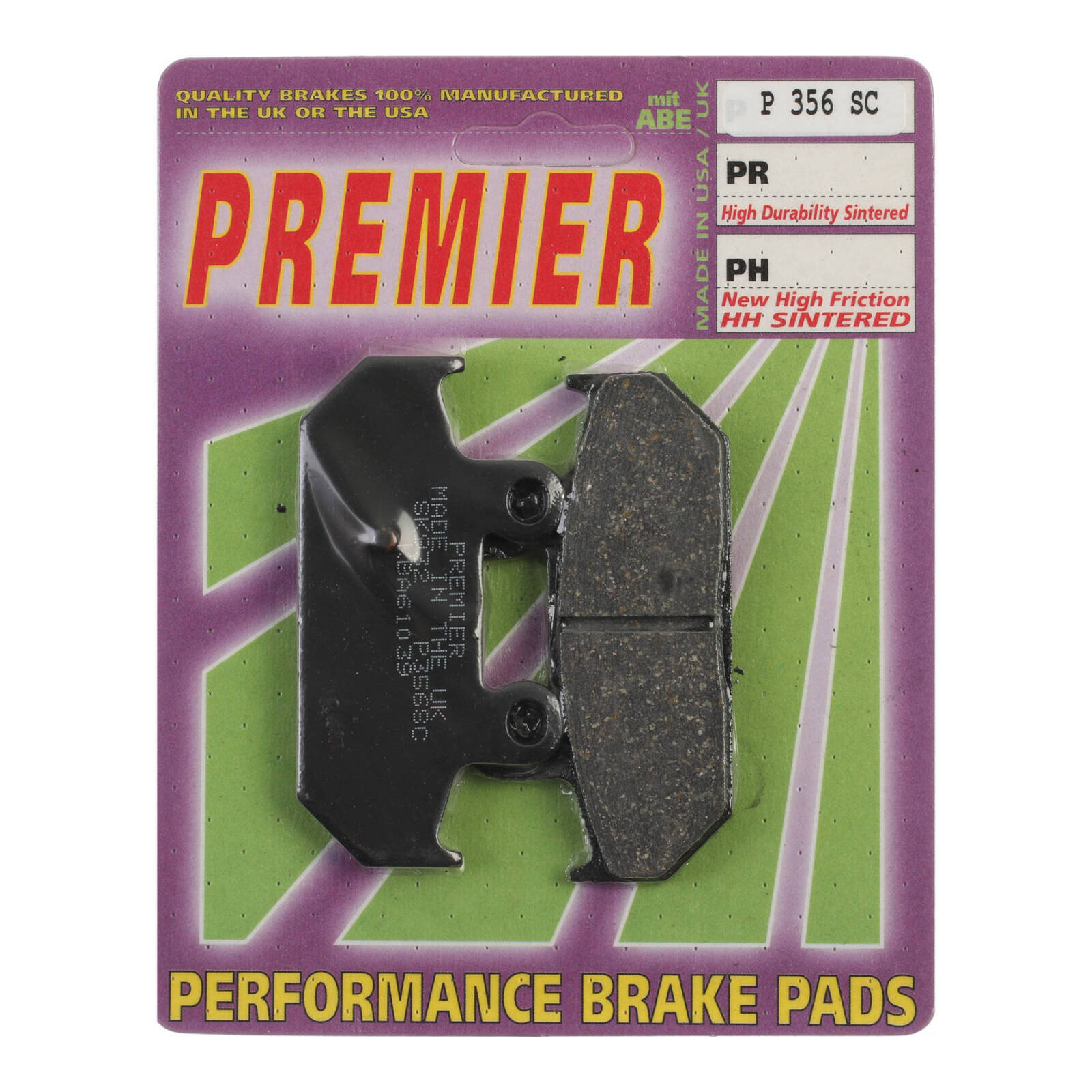 Premier Brake Pads - P Organic Standard