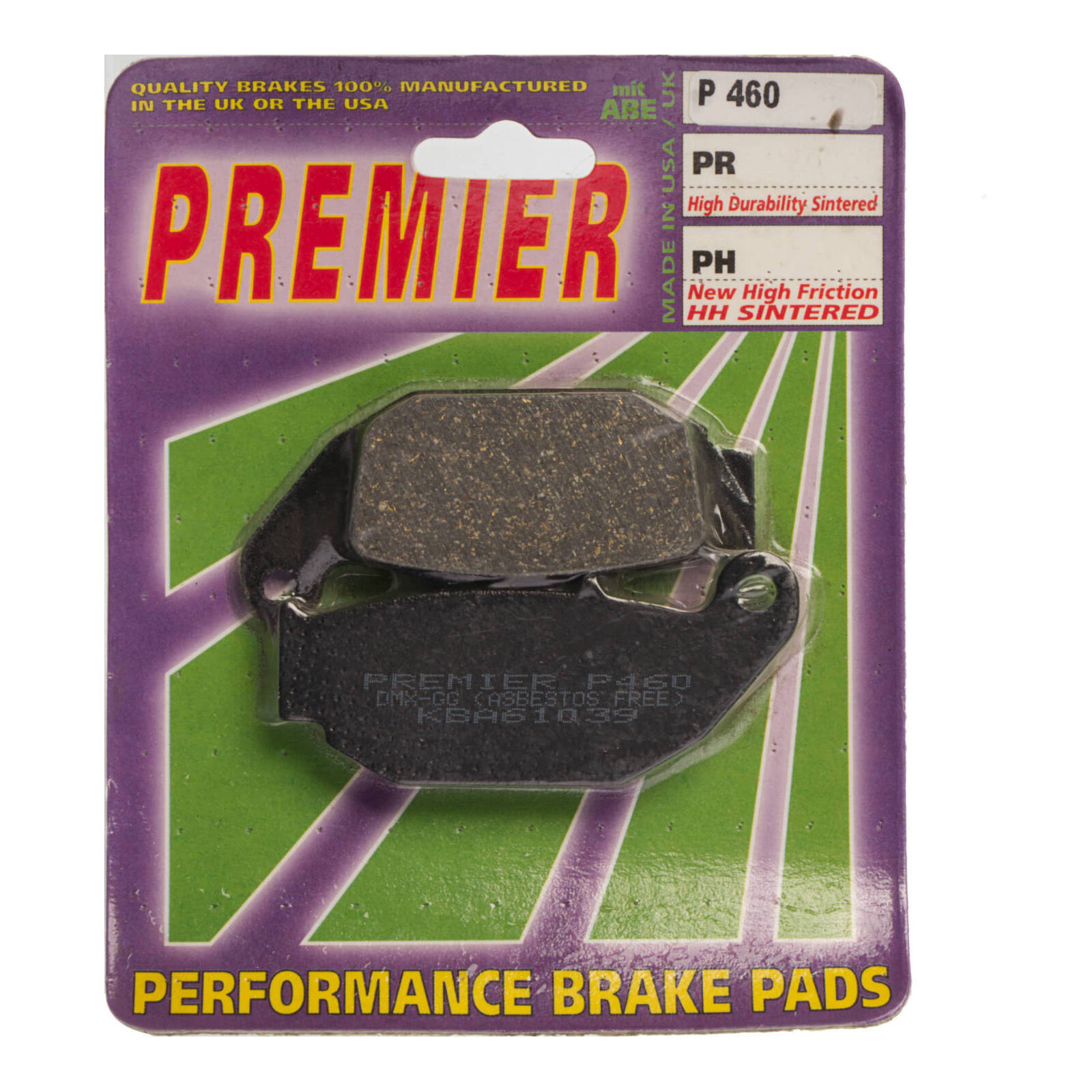 Premier Brake Pads - P Organic Standard