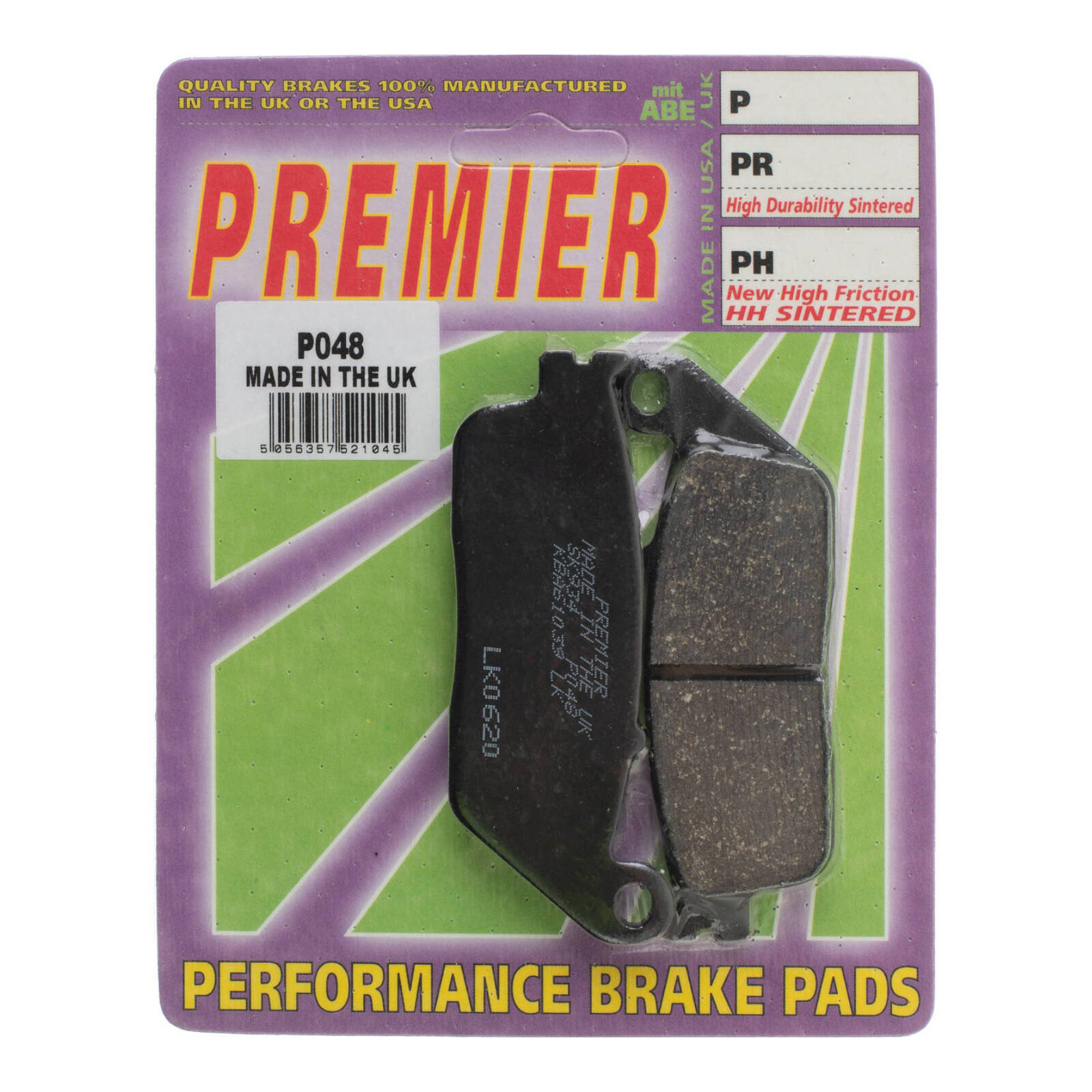 Premier Brake Pads - P Organic Standard