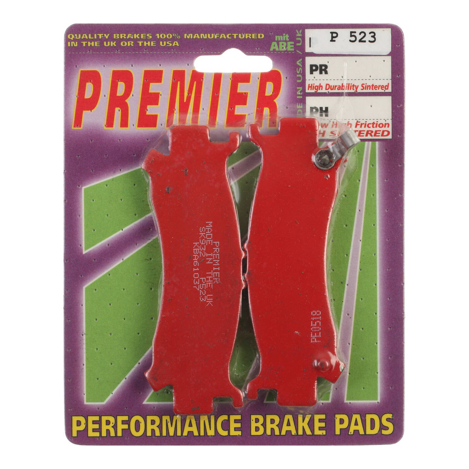 Premier Brake Pads - P Organic Standard