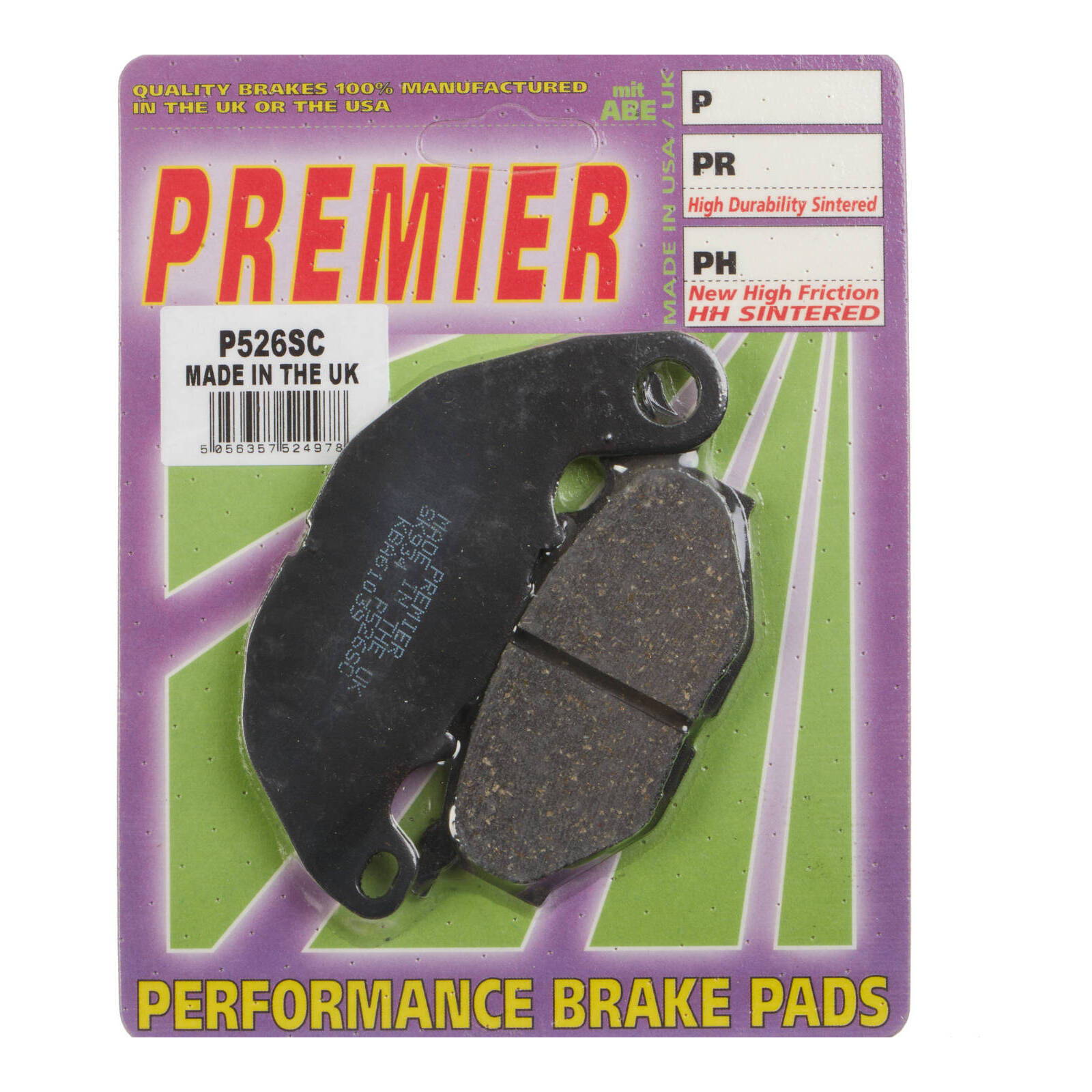 Premier Brake Pads - P-SC Organic Scooter