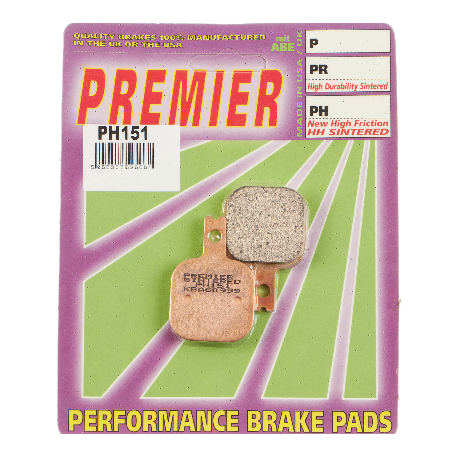 Premier Brake Pads - PH Street Sintered