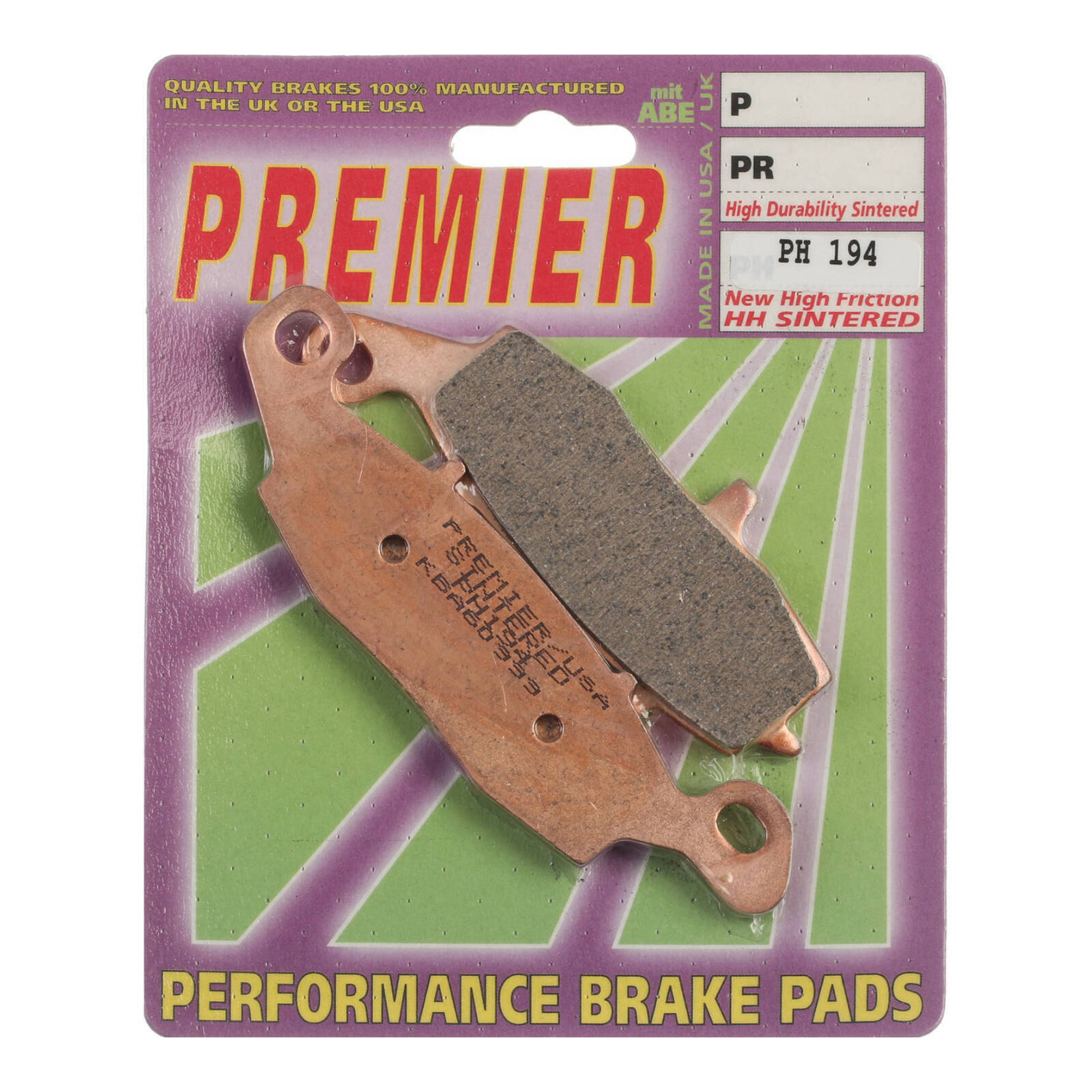 Premier Brake Pads - PH Street Sintered (GF124S3)