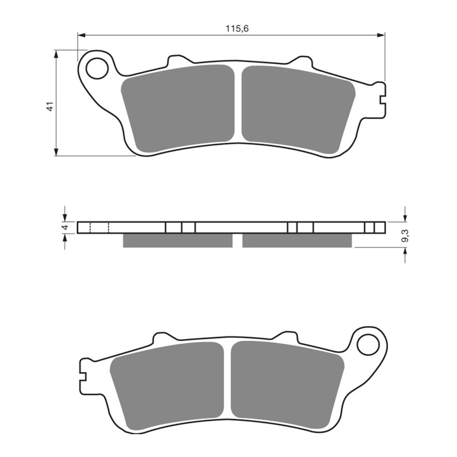 Premier Brake Pads - PH Street Sintered (GF135S3)