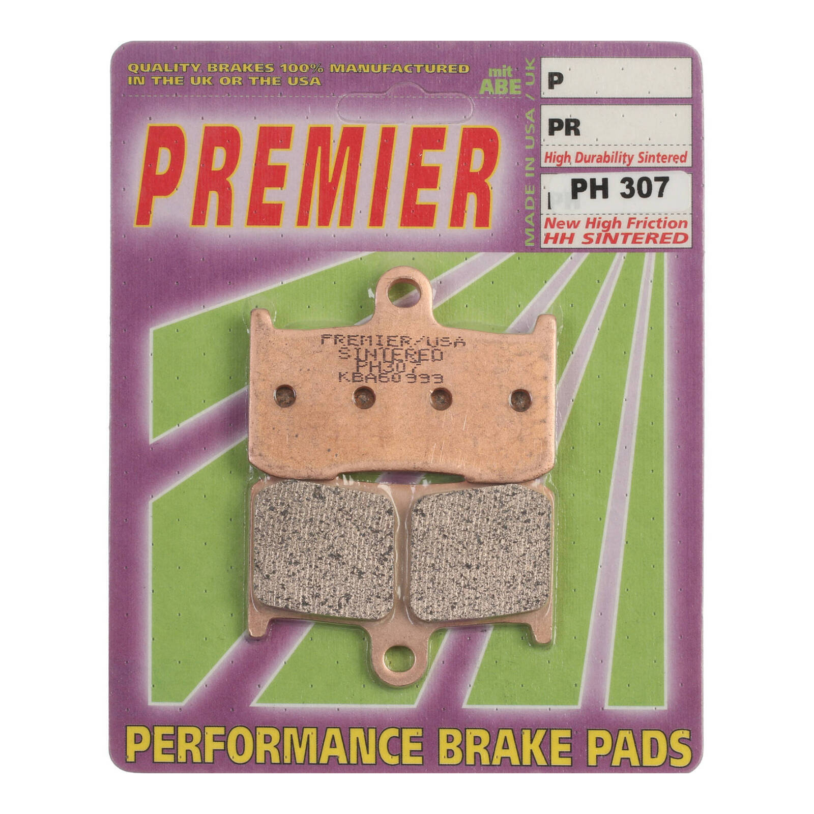 Premier Brake Pads - PH Street Sintered (GF207S3)