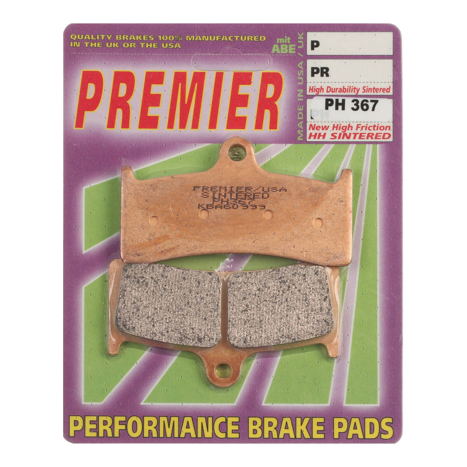 Premier Brake Pads - PH Street Sintered