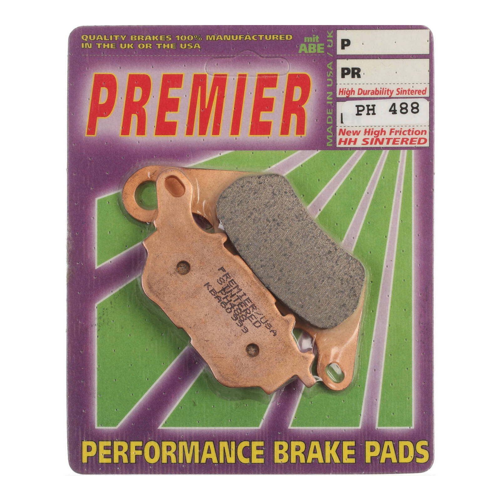 Premier Brake Pads - PH Street Sintered