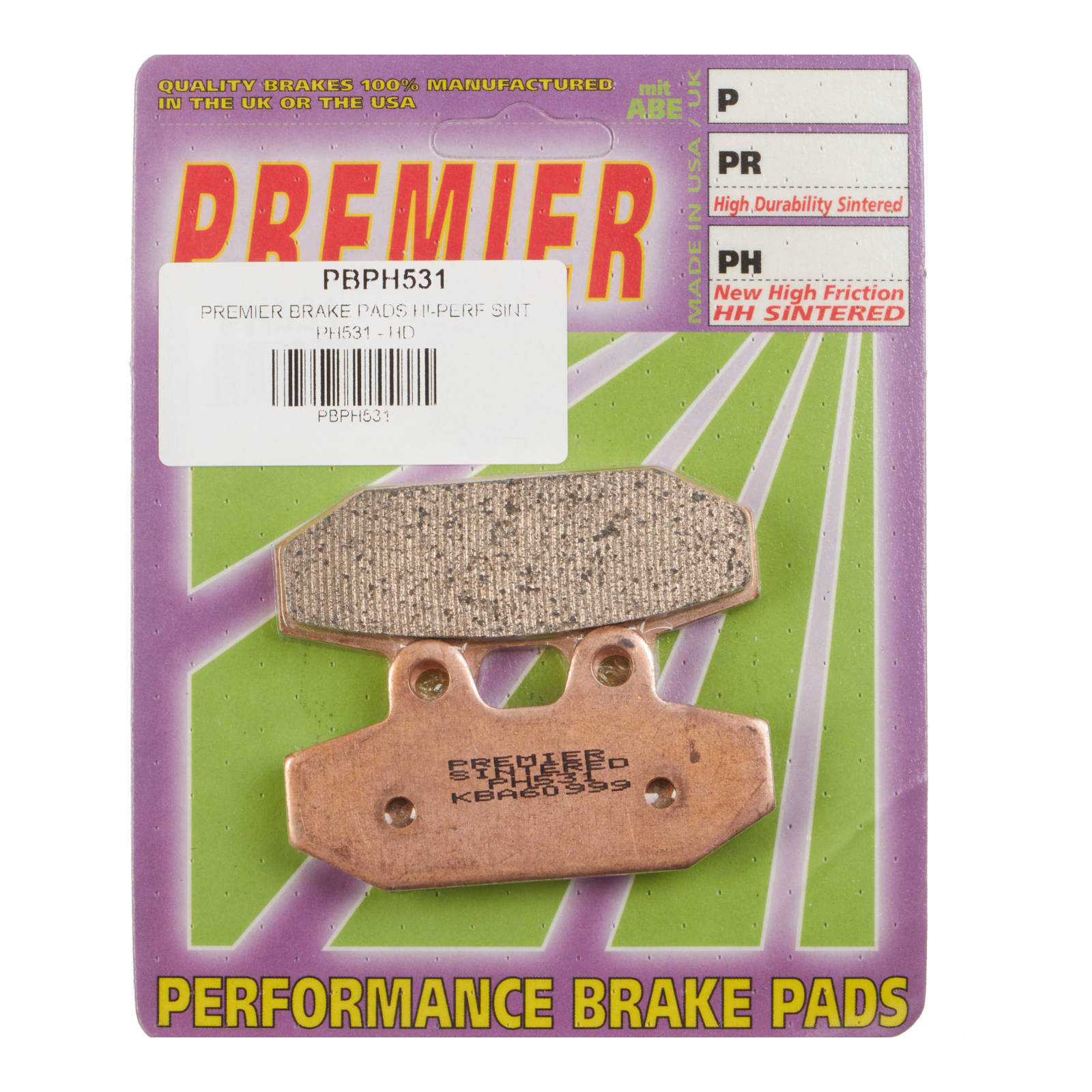 Premier Brake Pads - PH Street Sintered