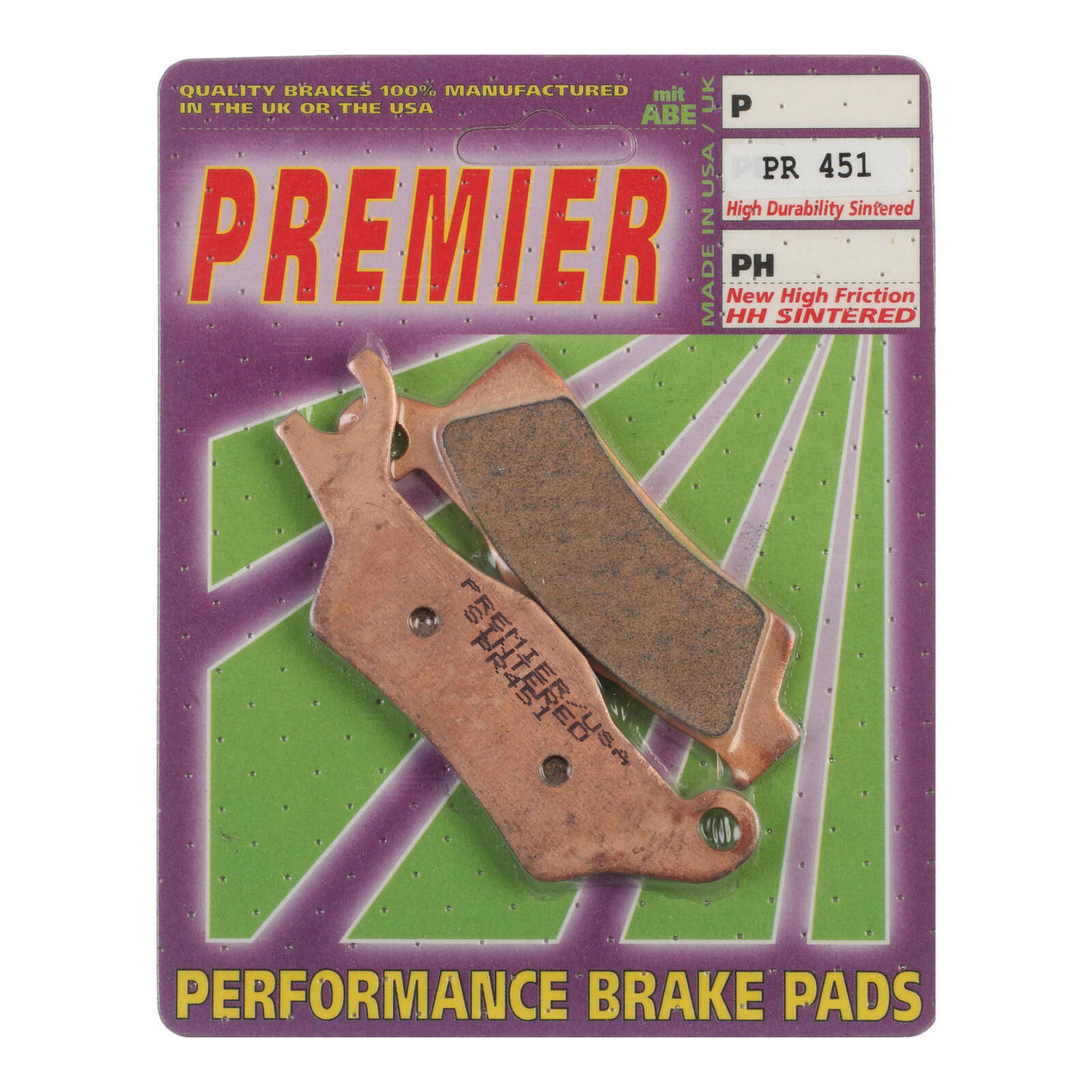 Premier Brake Pads - PR Off-Road Sintered (GF309K5)