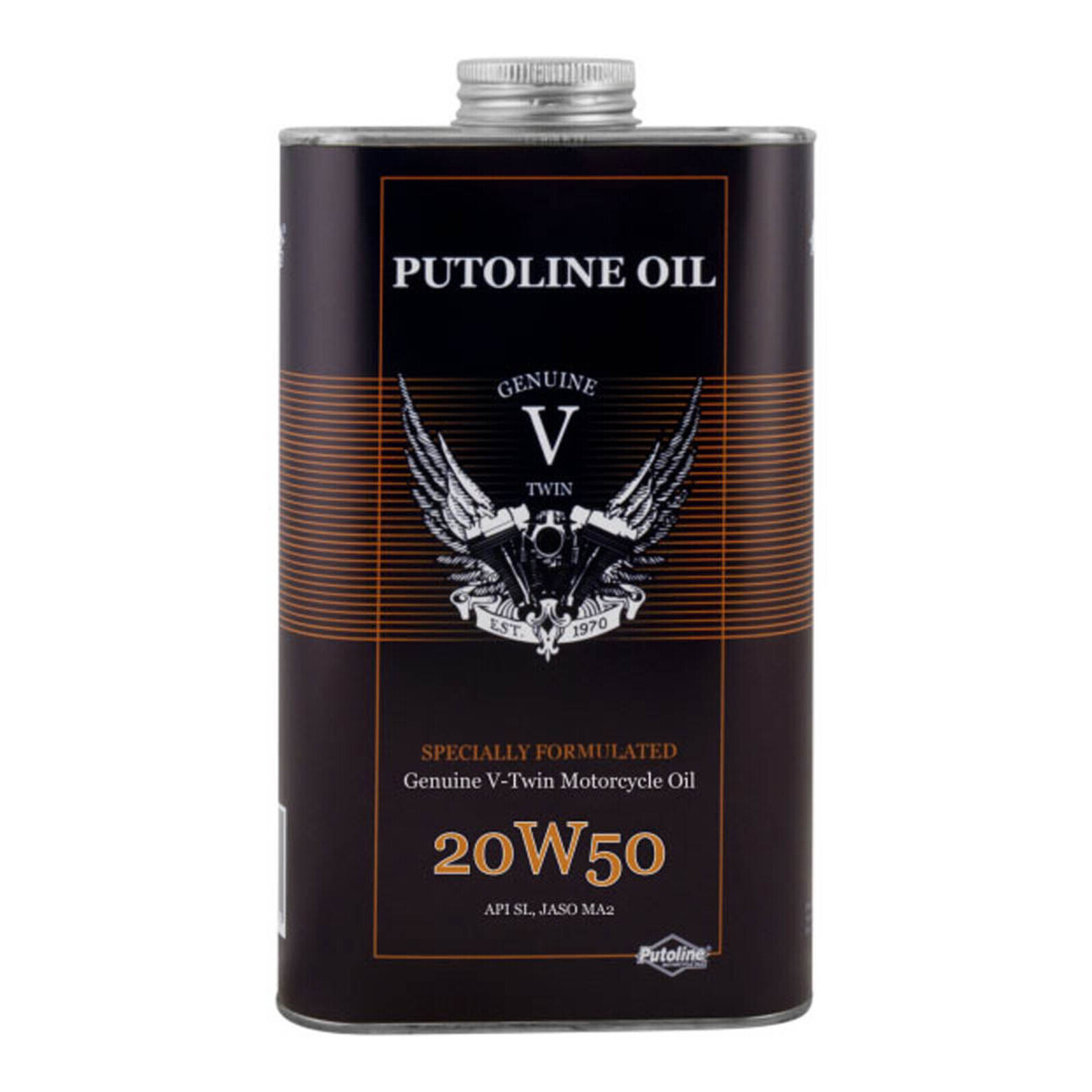 Putoline Genuine V-Twin Engine Oil - 20W50 (1L) (74110)