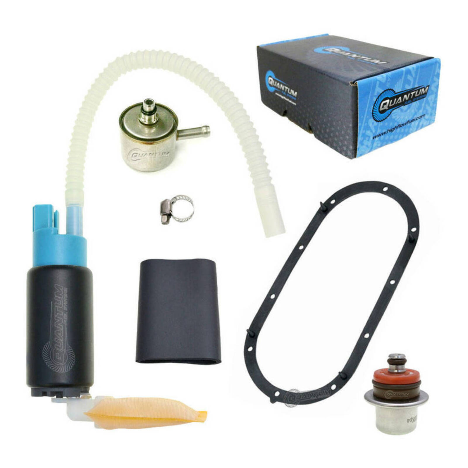 Quantum In-tank EFI Fuel Pump with Regulator  Tank Seal  Filter