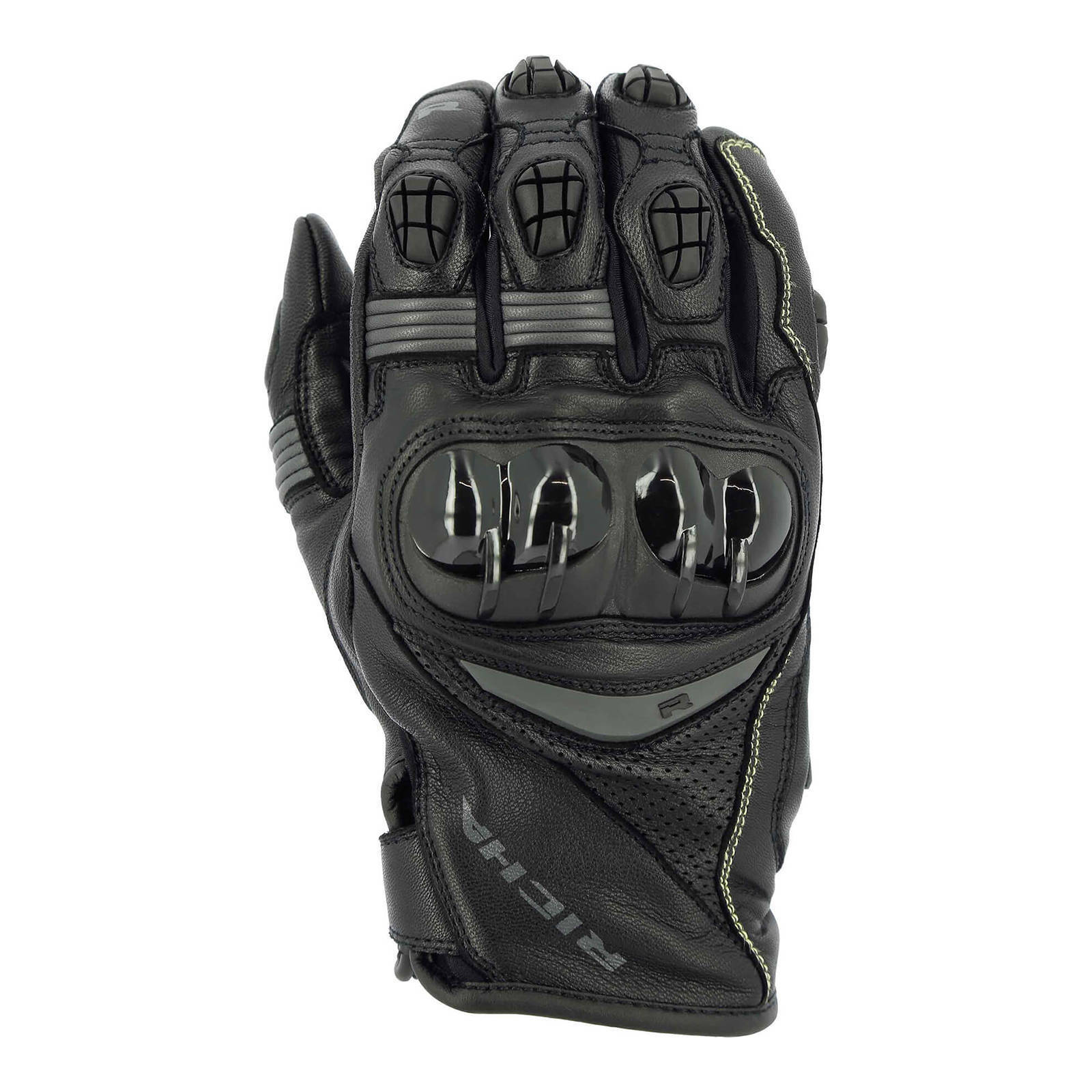 Richa Rotate Short Summer Glove - Black / Grey (M)