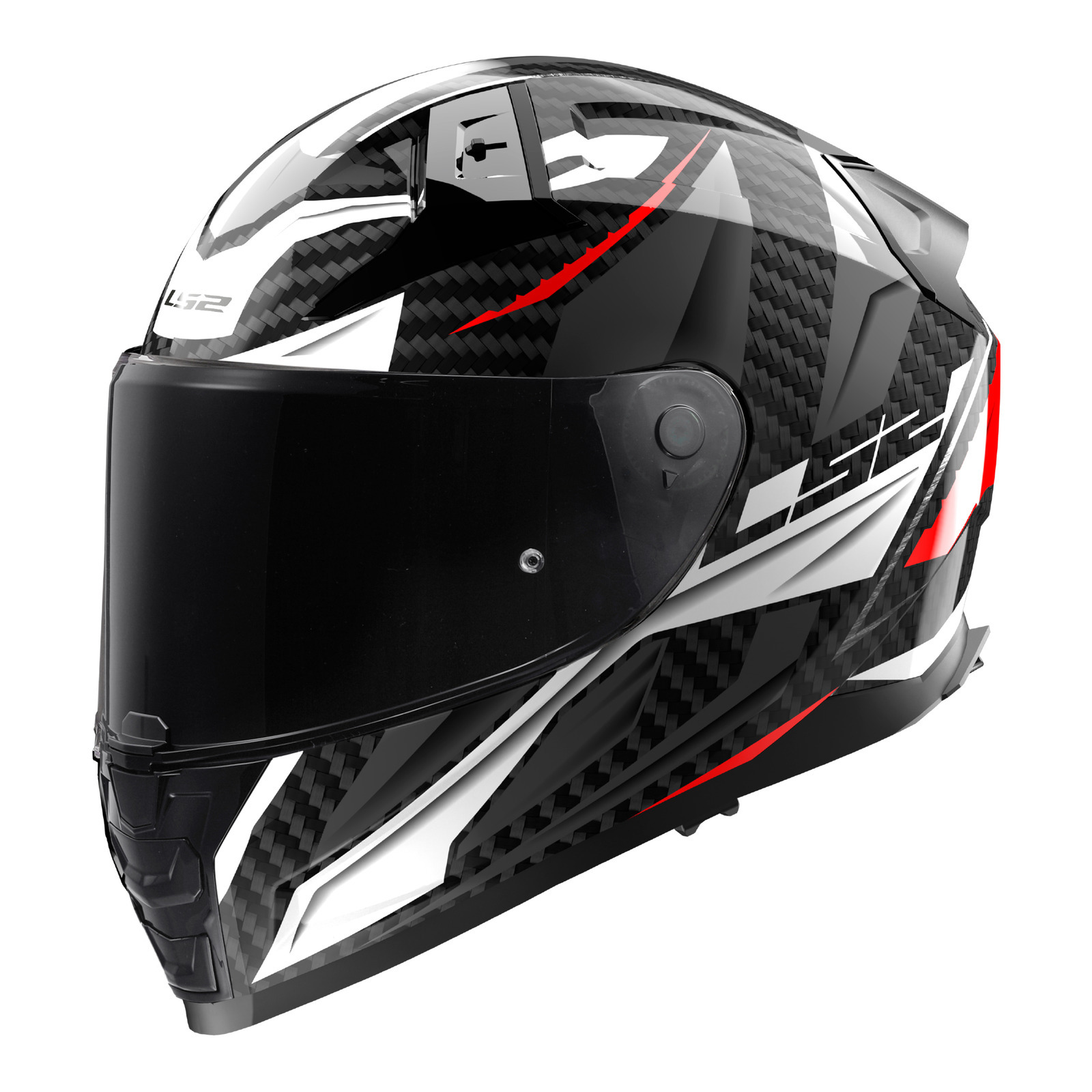 LS2 FF811 Vector IIC Savage Helmet - White / Red / Grey