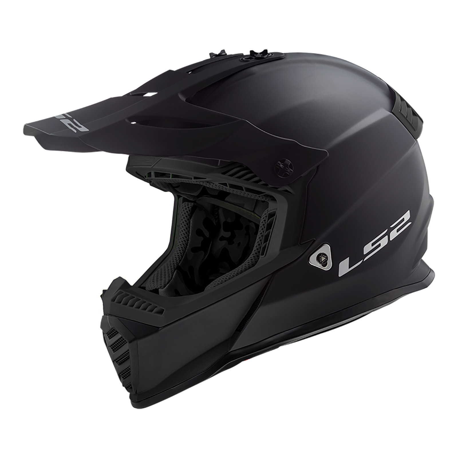 LS2 MX437 Fast Evo Helmet - Matte Black