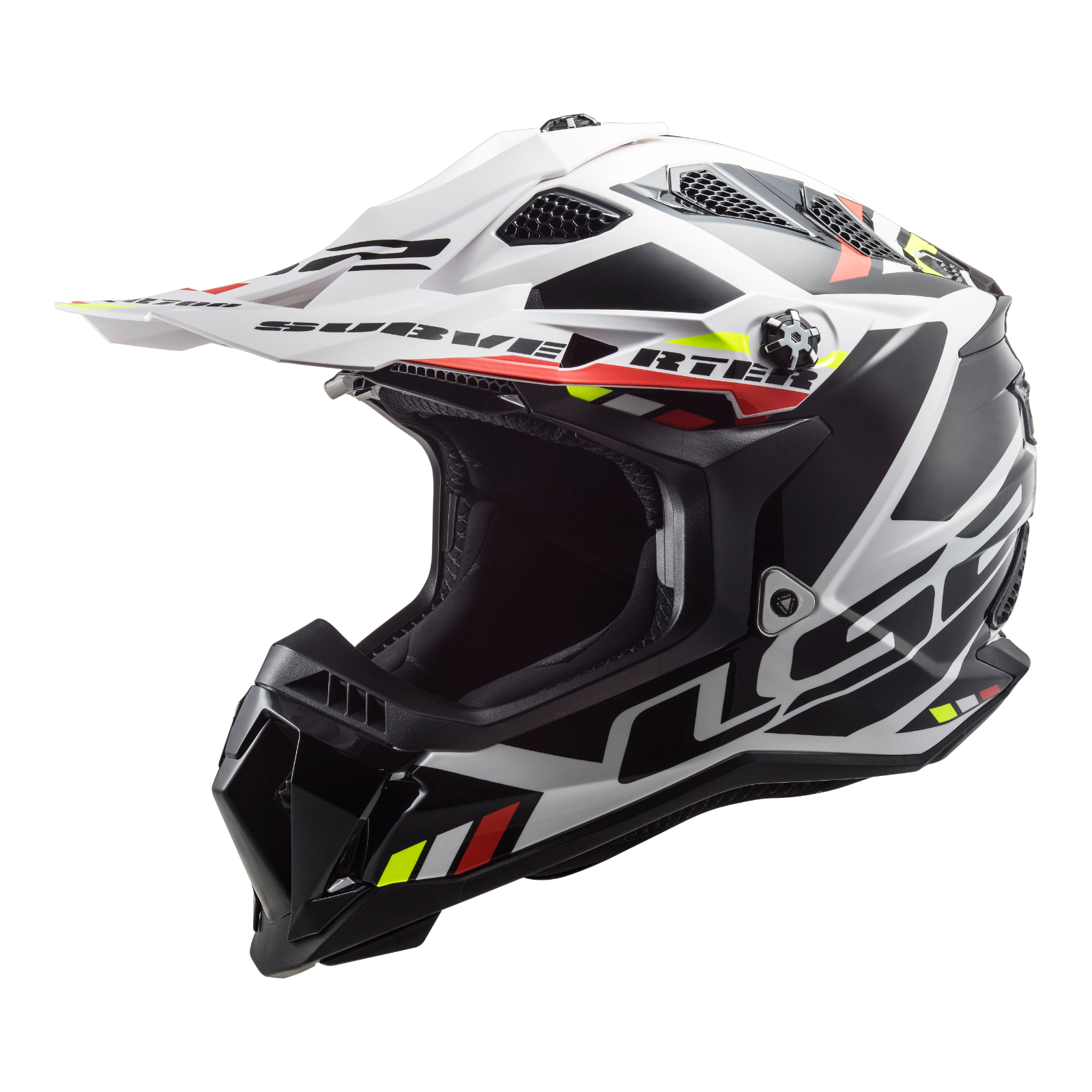 LS2 MX700 Subverter Evo Stomp Helmet - Black / White