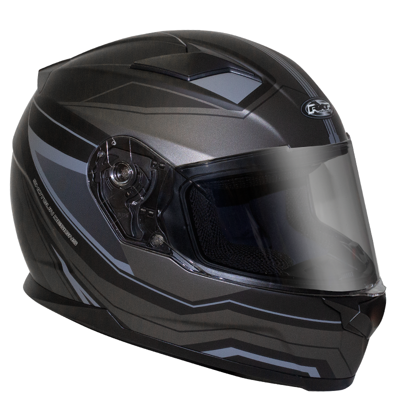 Helmet RXT 817 STREET 'MISSILE' MATT BLK/SILV XS