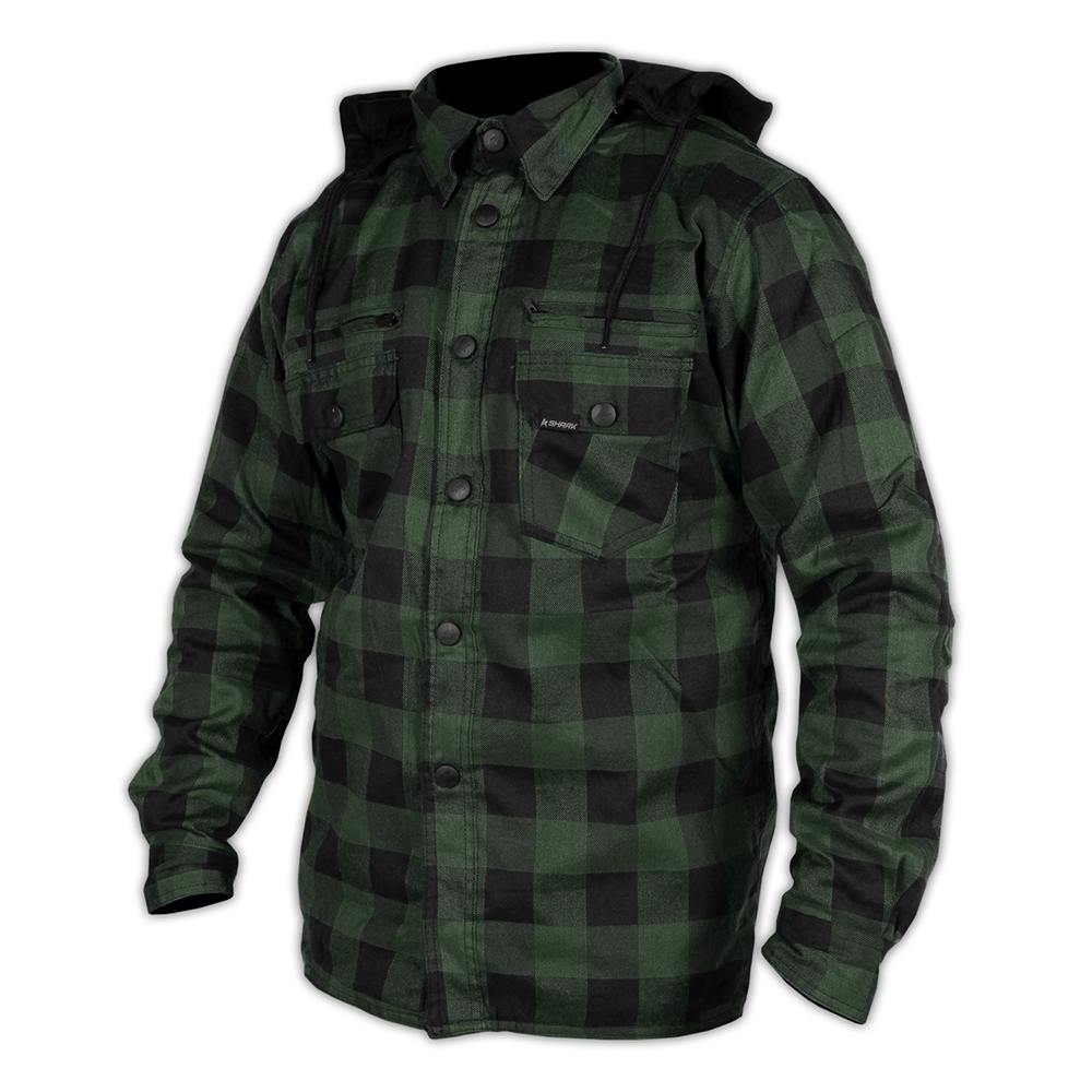 Shark Cruiser Protective Flannel [Green - 4XL]