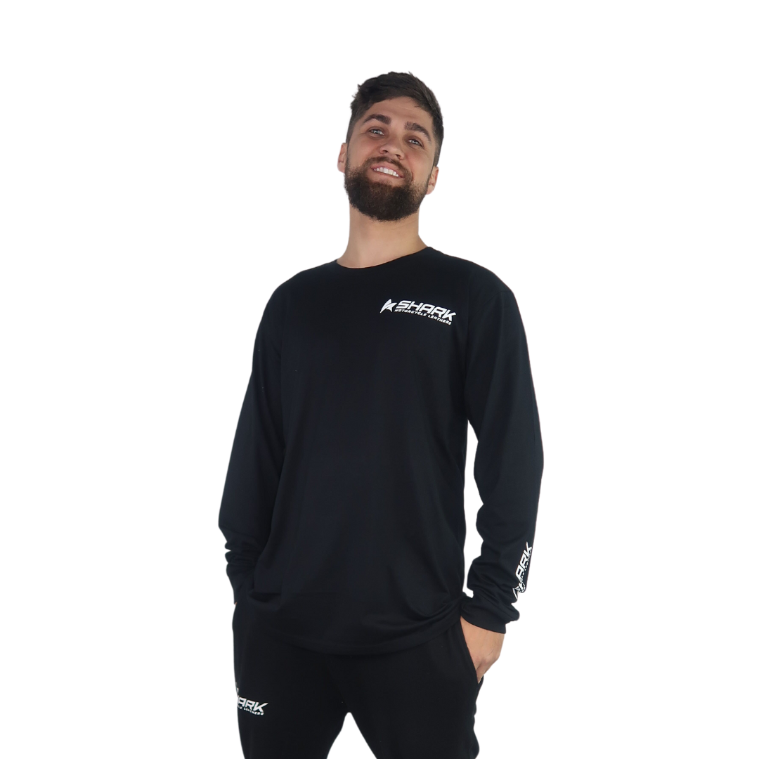 Shark Corp 2 Long Sleeve Tee [Black - S]