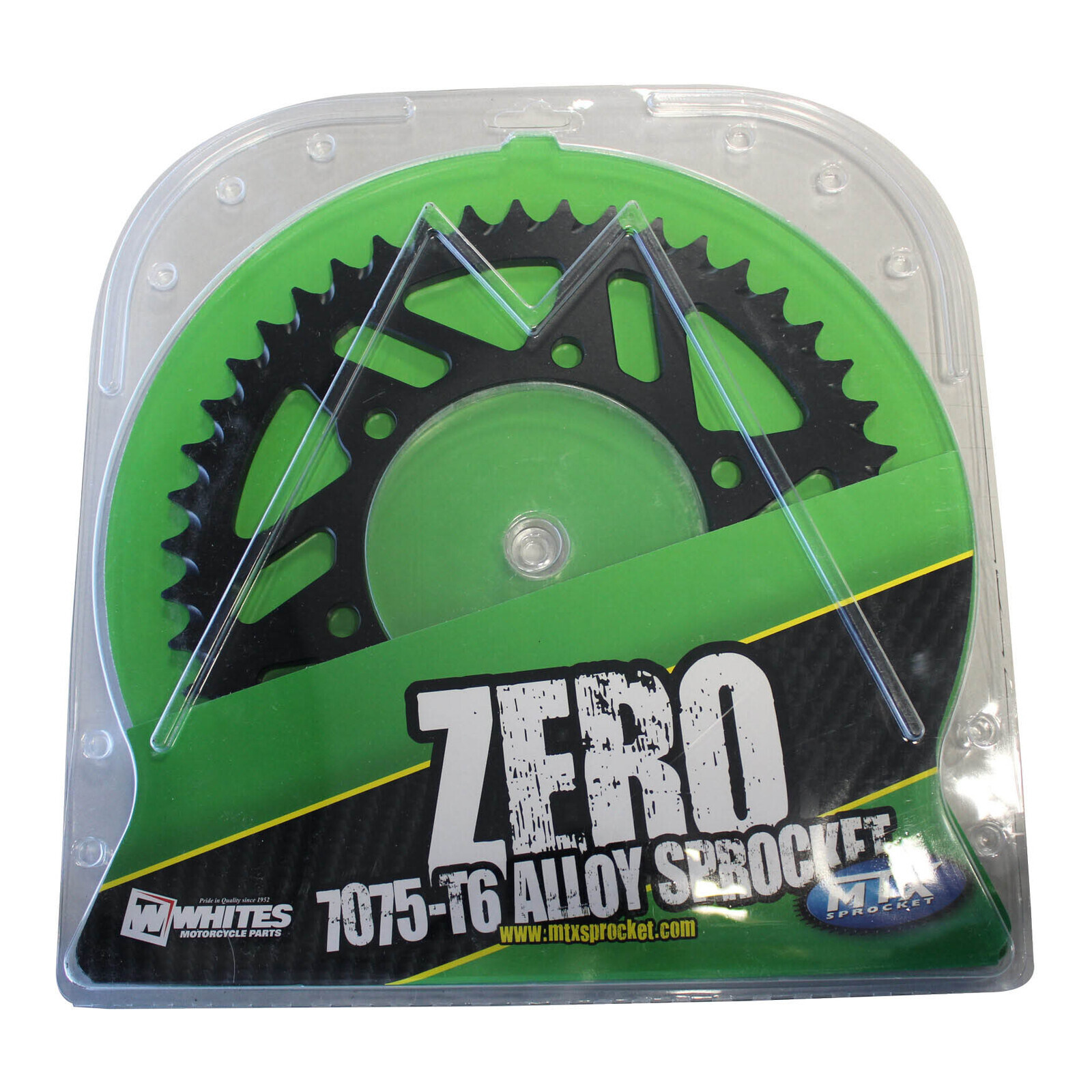 MTX 210 Zero Aluminium Rear Sprocket #520 - Black (47T) (11A-KAE-47BLK)