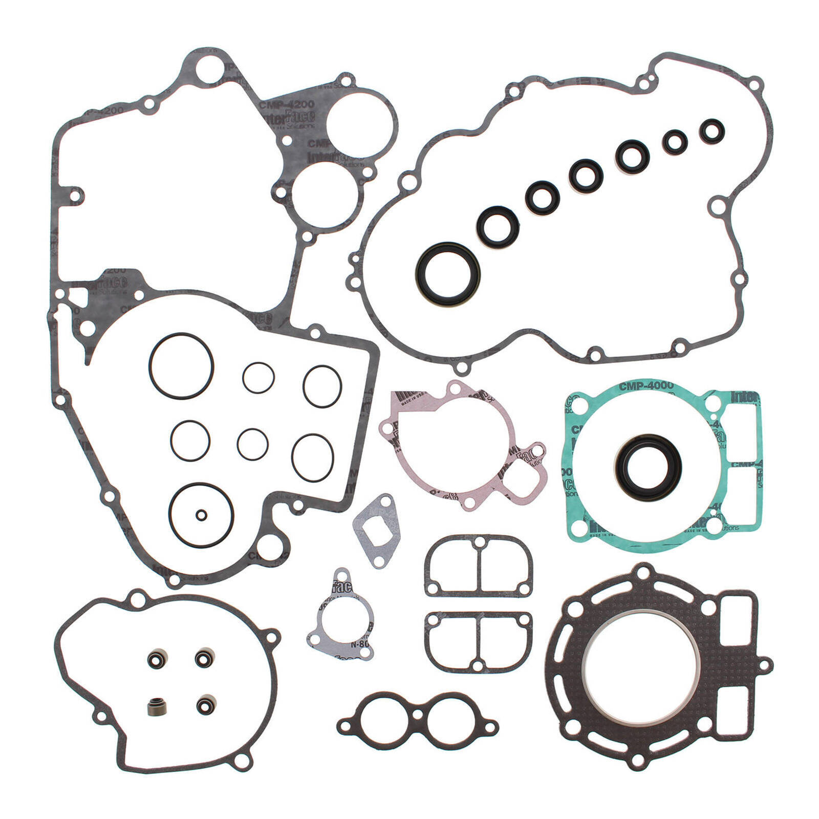 VERTEX COMPLETE GASKET SET W/ OIL SEALS KTM