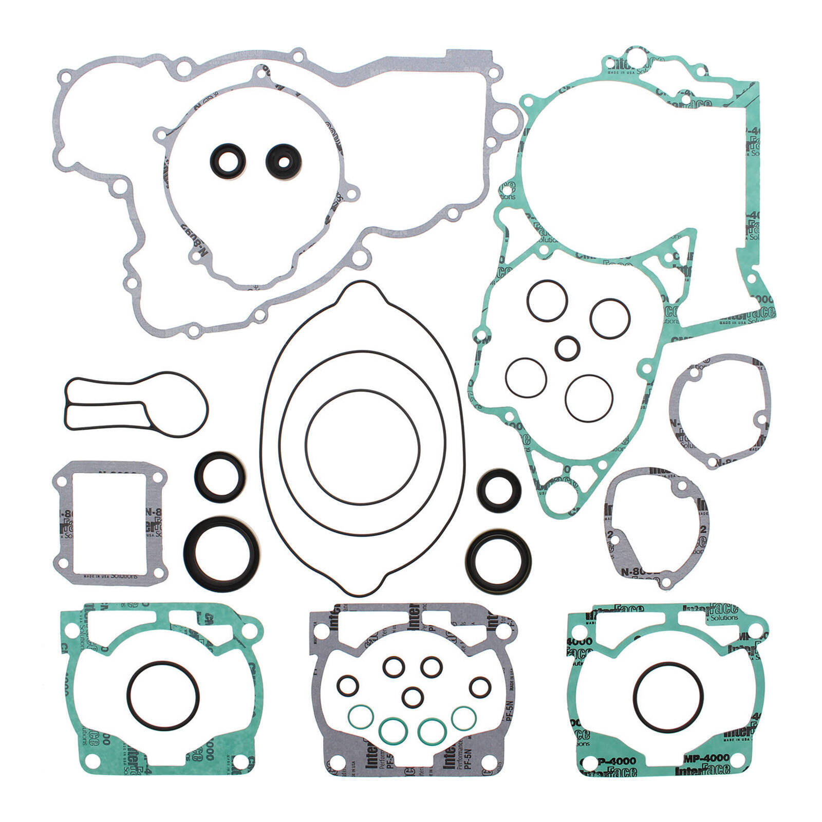 VERTEX COMPLETE GASKET SET W/ OIL SEALS KTM