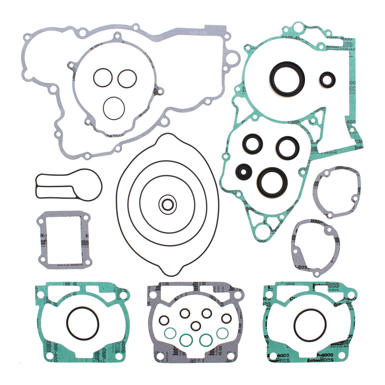 VERTEX COMPLETE GASKET SET W/ OIL SEALS KTM