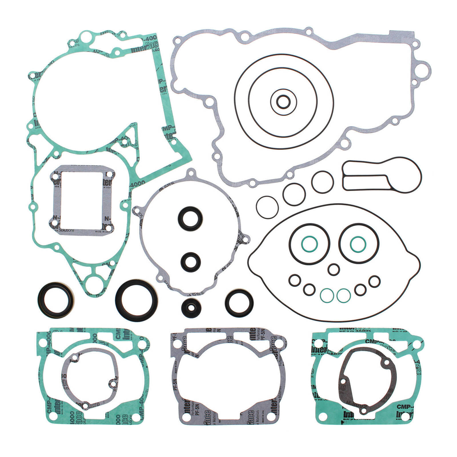 VERTEX COMPLETE GASKET SET W/ OIL SEALS KTM