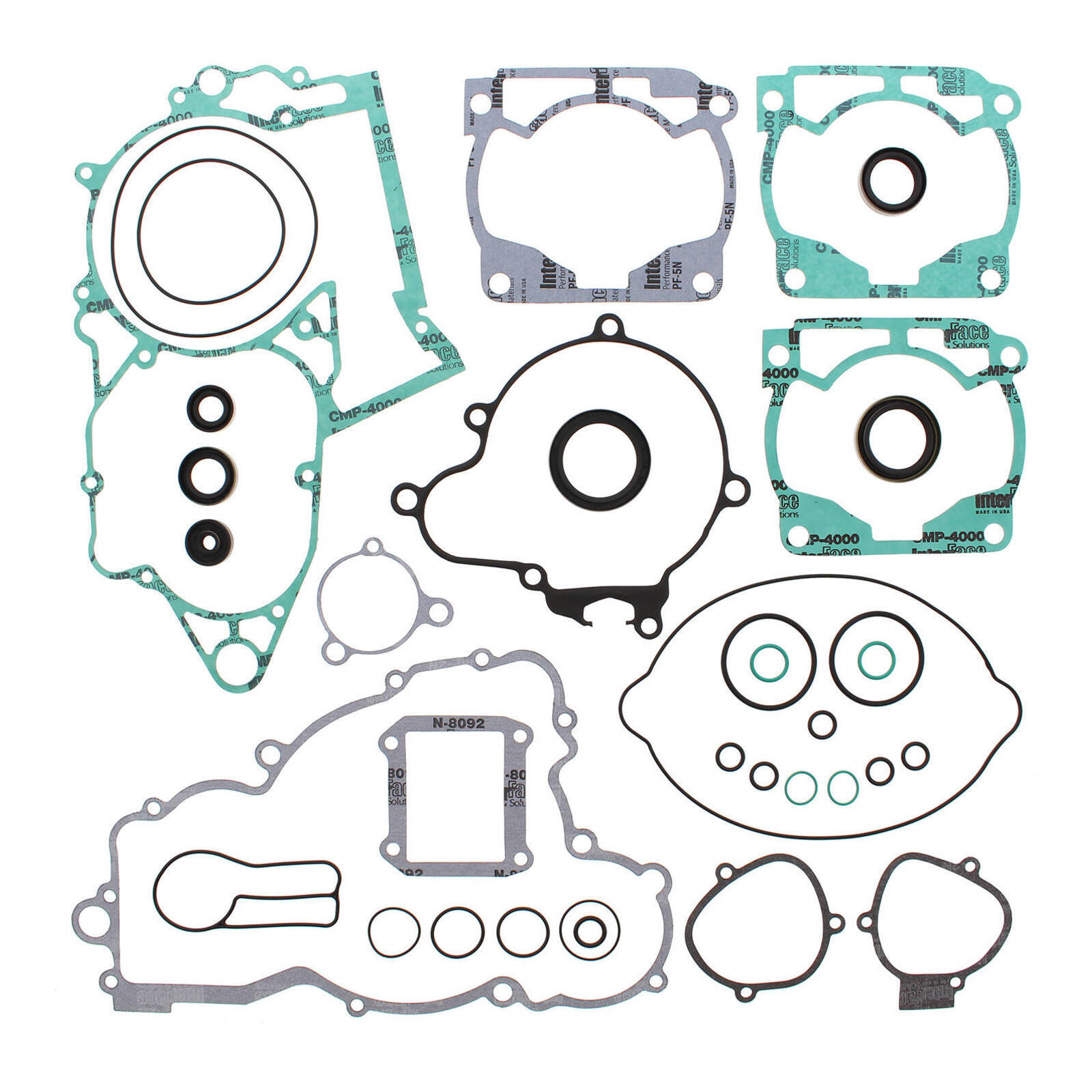 VERTEX COMPLETE GASKET SET W/ OIL SEALS KTM