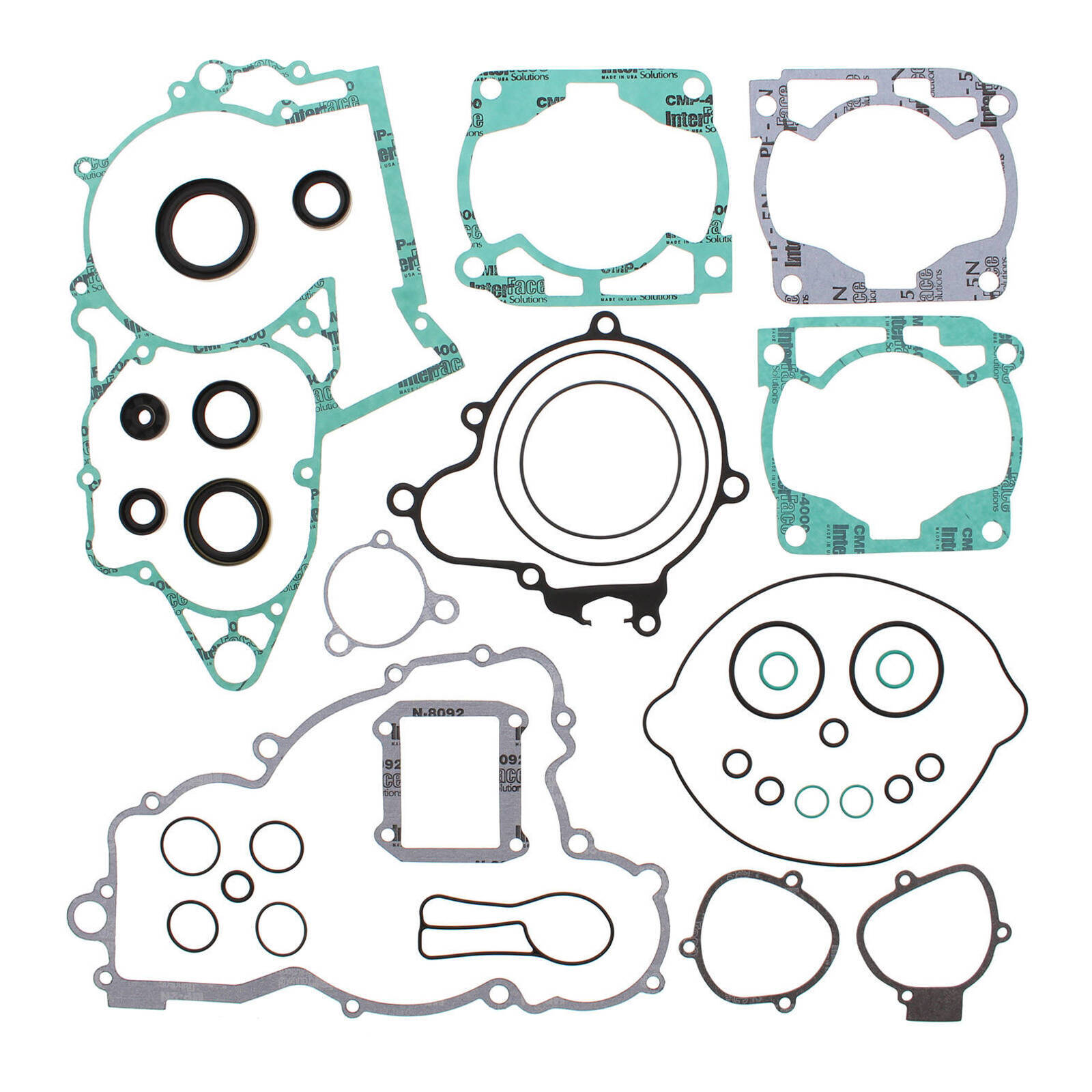 VERTEX COMPLETE GASKET SET W/ OIL SEALS KTM