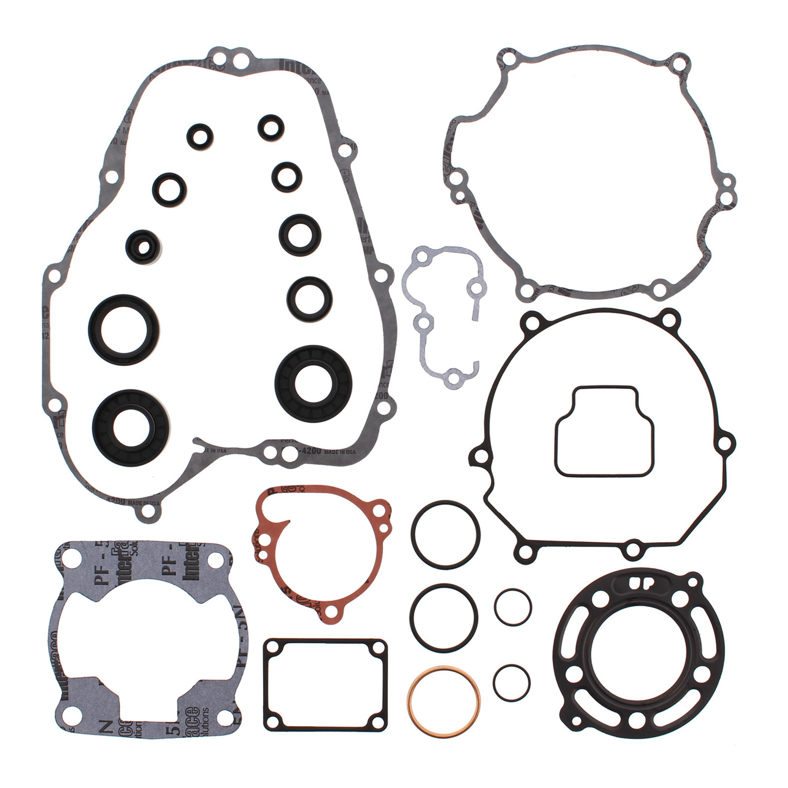 VERTEX COMPLETE GASKET SET W/ OIL SEALS KAWASAKI