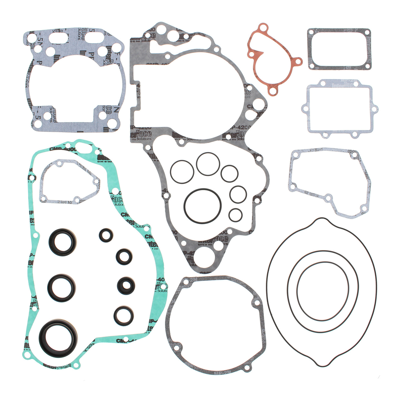 VERTEX COMPLETE GASKET SET W/ OIL SEALS SUZUKI