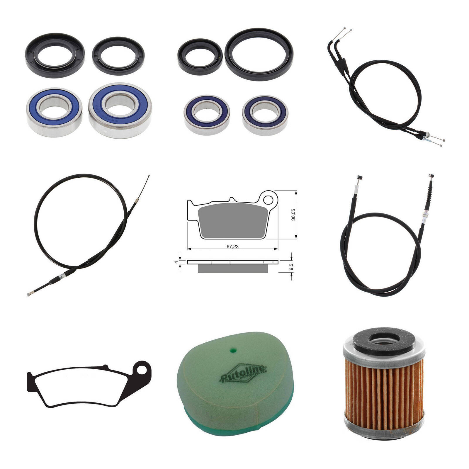 OFFROAD REFURB KIT - YAM WR250F 03-05