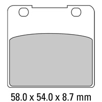 FERODO BRAKE PADS - FDB389P (PK = 2 Pads) [BQ25]