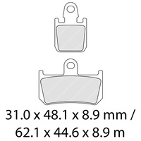 Z - FERODO BRAKE PADS - FDB2217CP211 (PK = 4 Pads) - [RACE/TRACK DAY]