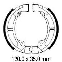 FERODO BRAKE SHOE SET - FSB717