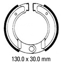 FERODO BRAKE SHOE SET - FSB814