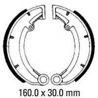 FERODO BRAKE SHOE SET - FSB823