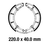 FERODO BRAKE SHOE SET - FSB881