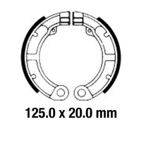 FERODO BRAKE SHOE SET - FSB885