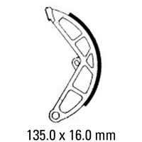 FERODO BRAKE SHOE SET - FSB889