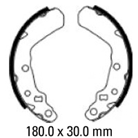 FERODO BRAKE SHOE SET - FSB929 [NO SPRINGS]