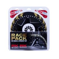 PRO PACK - RK CHAIN & SPR KIT GOLD+BLACK 13/51 CRF250R 04-17