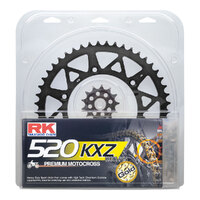 LITE PACK - RK CHAIN & SPR KIT BLACK - 13/51 CRF250R 04-17