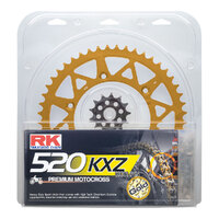 LITE PACK - RK CHAIN & SPR KIT GOLD 13/50 RMZ250 13-23