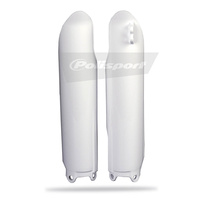 POLISPORT FORK PROTECTORS YZF/WRF WHITE [B12]