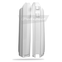 POLISPORT FORK PROTECTORS WRF/YZ/YZF WHITE [B8]