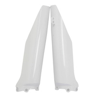 POLISPORT FORK PROTECTORS KX KXF RMZ WHITE [B5]